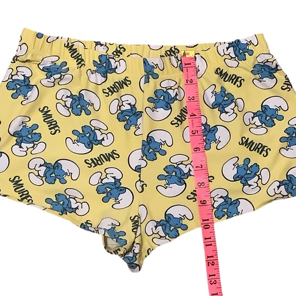 THE SMURFS T-SHIRT & SHORTS PAJAMA SET/ Size S - Picture 9 of 10